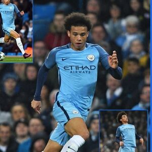 2016/2017 Manchester City Nike Leroy Sane Authentic Home Jersey